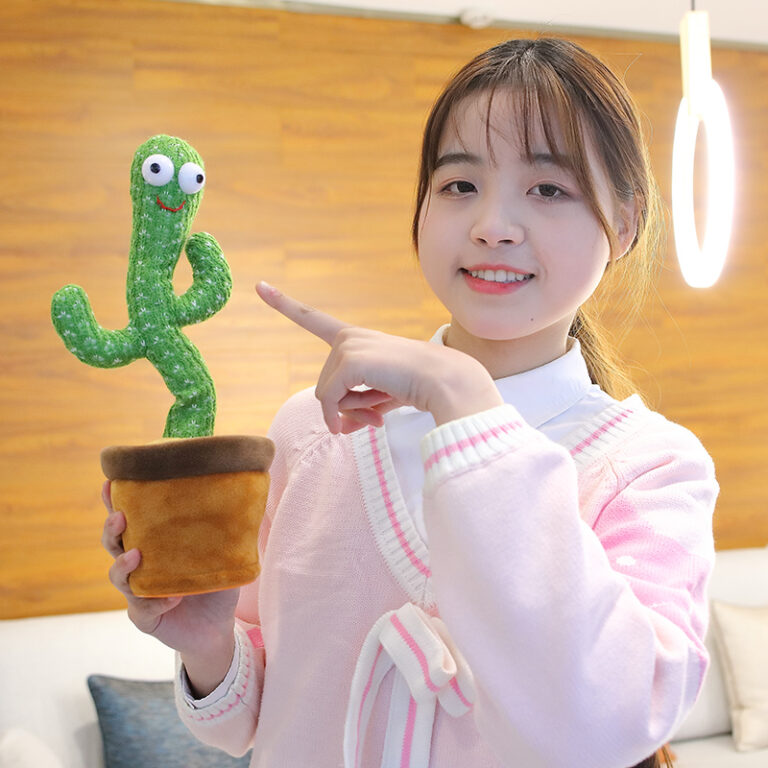 talking cactus plush toy